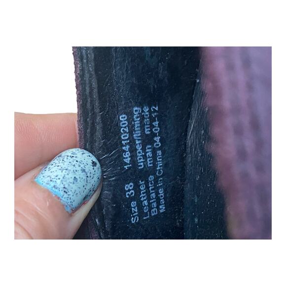 Dansko Womens Mary Jane Clogs Ankle Strap Size 38 Plum Leather Business Casual - Picture 6 of 12